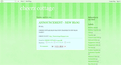 Desktop Screenshot of cheerzcottage.blogspot.com