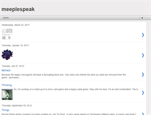 Tablet Screenshot of meeplespeak.blogspot.com