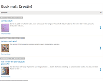 Tablet Screenshot of guckmal-creativ.blogspot.com