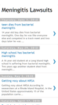 Mobile Screenshot of meningitislawsuits.blogspot.com