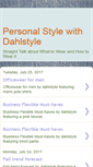 Mobile Screenshot of dahlstyle.blogspot.com