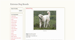 Desktop Screenshot of extremedogbreeds.blogspot.com