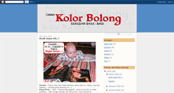 Desktop Screenshot of kolor-bolong.blogspot.com