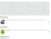 Tablet Screenshot of kolor-bolong.blogspot.com