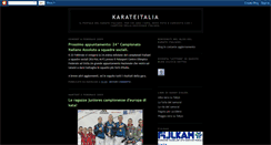 Desktop Screenshot of karateitalia.blogspot.com