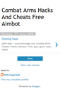 Mobile Screenshot of combatarmscheats.blogspot.com