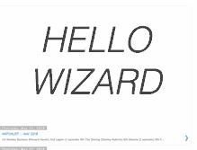 Tablet Screenshot of hellowizard.blogspot.com