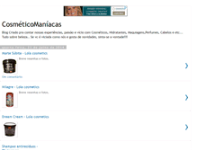 Tablet Screenshot of cosmeticomaniaca.blogspot.com