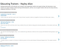 Tablet Screenshot of educatingtrainers.blogspot.com