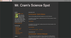 Desktop Screenshot of mrcramssciencespot.blogspot.com