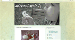 Desktop Screenshot of anishandmade.blogspot.com