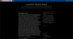 Desktop Screenshot of juliettetouteseule.blogspot.com