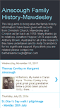 Mobile Screenshot of ainscough-familyhistory.blogspot.com