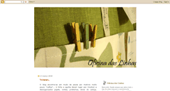 Desktop Screenshot of oficinadaslinhas.blogspot.com