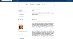 Desktop Screenshot of beatificbeleaguer.blogspot.com