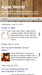 Mobile Screenshot of agileworld.blogspot.com