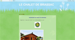 Desktop Screenshot of lechaletdebrassac.blogspot.com