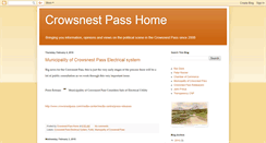 Desktop Screenshot of crowsnestpasshome.blogspot.com