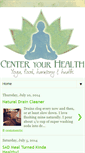 Mobile Screenshot of centeryourhealthblog.blogspot.com