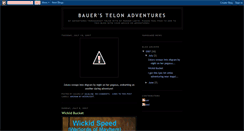 Desktop Screenshot of bauerstelonadventures.blogspot.com