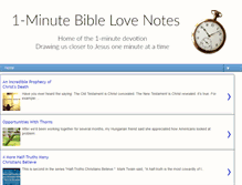 Tablet Screenshot of biblelovenotes.blogspot.com