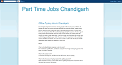 Desktop Screenshot of parttimejobs-chandigarh.blogspot.com