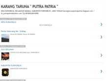 Tablet Screenshot of karangtarunaputrapatria.blogspot.com