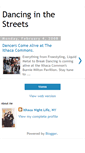 Mobile Screenshot of dancing-in-the-streets.blogspot.com
