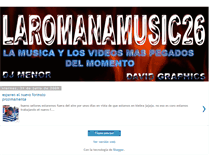 Tablet Screenshot of laromanamusic26.blogspot.com