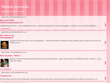 Tablet Screenshot of mamaeefilhota.blogspot.com