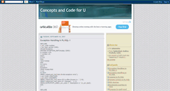 Desktop Screenshot of conceptoftheday.blogspot.com