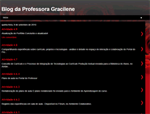 Tablet Screenshot of gracileneioliveira.blogspot.com