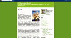 Desktop Screenshot of misegurosocial.blogspot.com