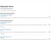 Tablet Screenshot of blogforeducationnews.blogspot.com