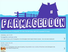 Tablet Screenshot of farmageddontv.blogspot.com