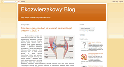 Desktop Screenshot of ekozwierzak.blogspot.com