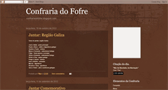 Desktop Screenshot of confrariadofofre.blogspot.com