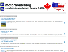 Tablet Screenshot of motorhomeblog.blogspot.com