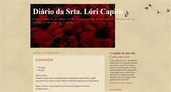 Desktop Screenshot of diariodeloricapitu.blogspot.com