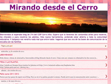 Tablet Screenshot of mirandodesdelcerro.blogspot.com