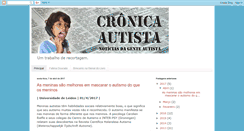 Desktop Screenshot of cronicaautista.blogspot.com