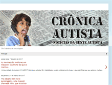 Tablet Screenshot of cronicaautista.blogspot.com