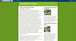 Desktop Screenshot of comunidadesterrestres.blogspot.com