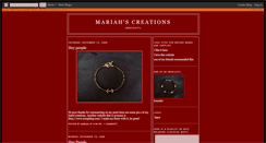 Desktop Screenshot of beadcreations-mariah.blogspot.com