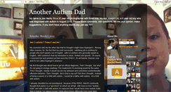 Desktop Screenshot of anotherautismdad.blogspot.com