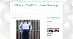 Desktop Screenshot of closetcraftkitchensavings.blogspot.com