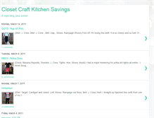 Tablet Screenshot of closetcraftkitchensavings.blogspot.com