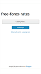Mobile Screenshot of free-forex-rates.blogspot.com