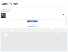 Tablet Screenshot of naughtyxfun.blogspot.com
