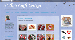 Desktop Screenshot of calliescraftcottage.blogspot.com